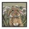 Stupell Industries Rabbit in Poppy Garden Framed Giclee Design by Sara G. Designs